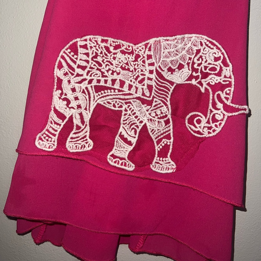 Cute crocheted elephant top